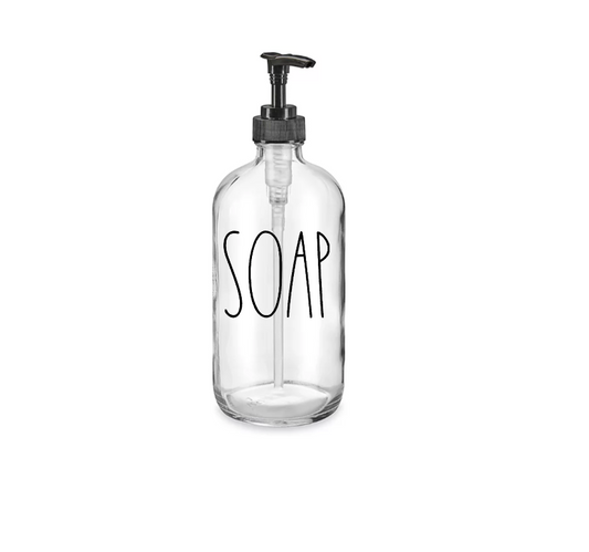 Soap-(Black FONT) -UV DTF DECAL 3''
