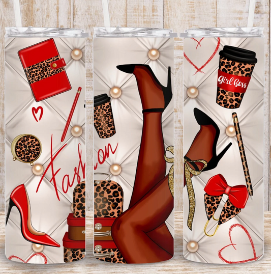 Luxury Fashion Girl Leg-20oz Skinny Tumbler