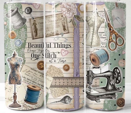 Sewing -20oz Skinny Tumbler