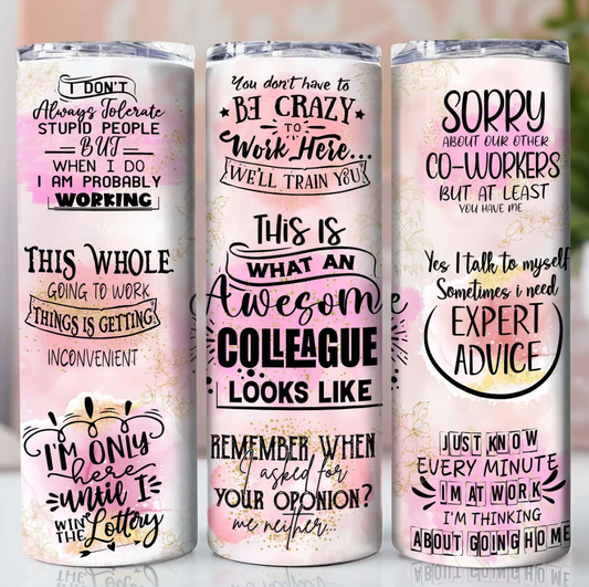 Funny Office -20oz Skinny Tumbler