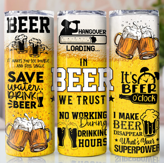 Alcohol Tumbler  -20oz Skinny Tumbler