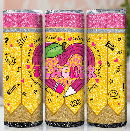 Teacher-20oz Skinny Tumbler