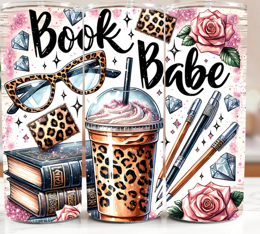 Book Babe-20oz Skinny Tumbler