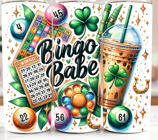 Bingo Babe-20oz Skinny Tumbler