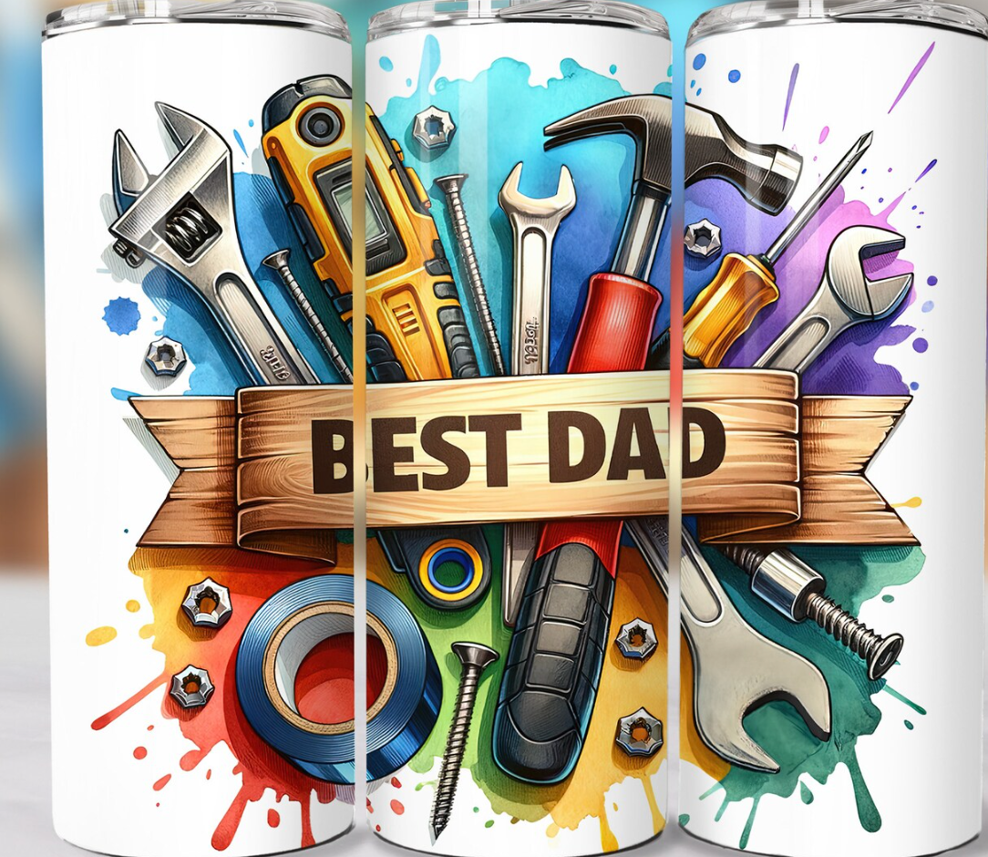 Best Dad-20oz Skinny Tumbler
