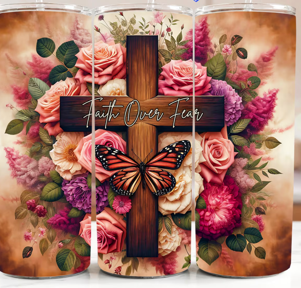 Faith Over Fear -20oz transfer