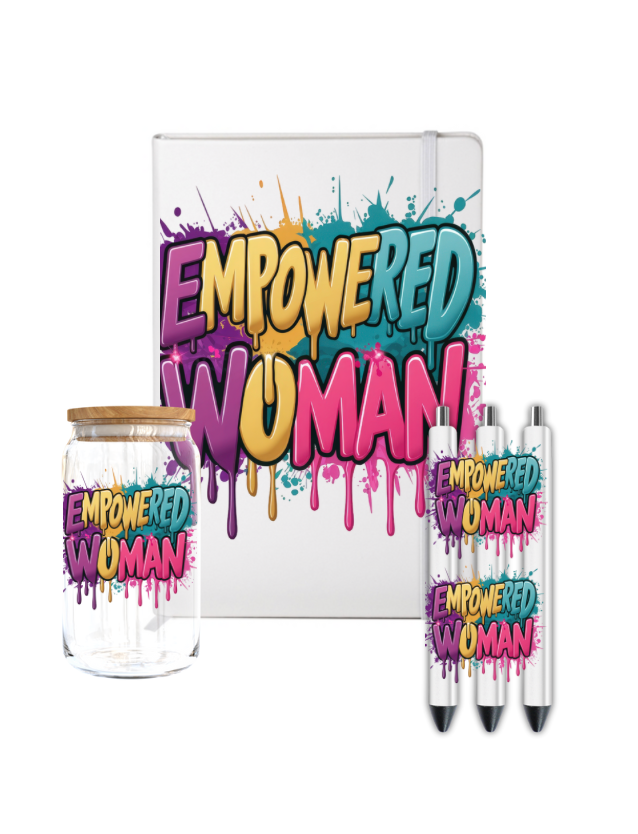 Empowered Woman- Journal UV DTF