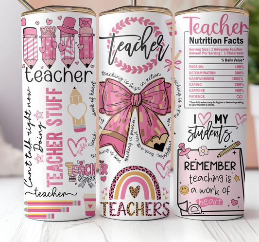 Teacher Life-20oz transfer