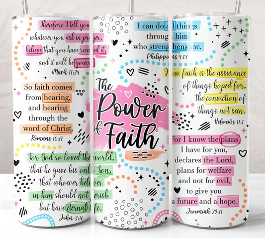 The Power Of Faith-20oz transfer