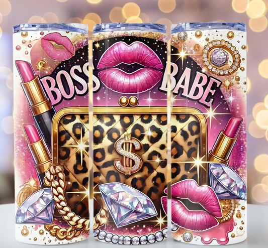 Boss Babe  -20oz Skinny Tumbler