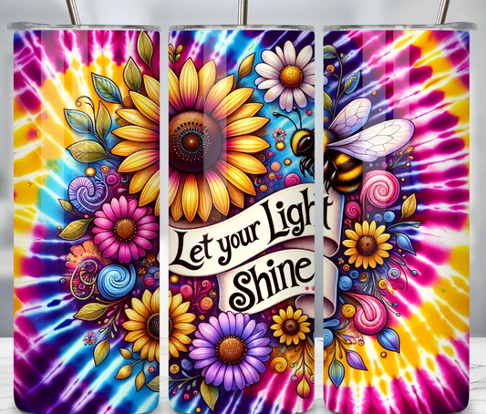 Let Your Light Shine-20oz Skinny Tumbler