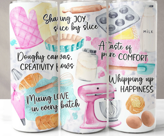 Baking -20oz Skinny Tumbler