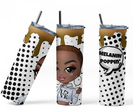Poppin-Tumbler-20oz Skinny Tumbler