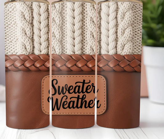Sweater Weather- 20oz Skinny Tumbler