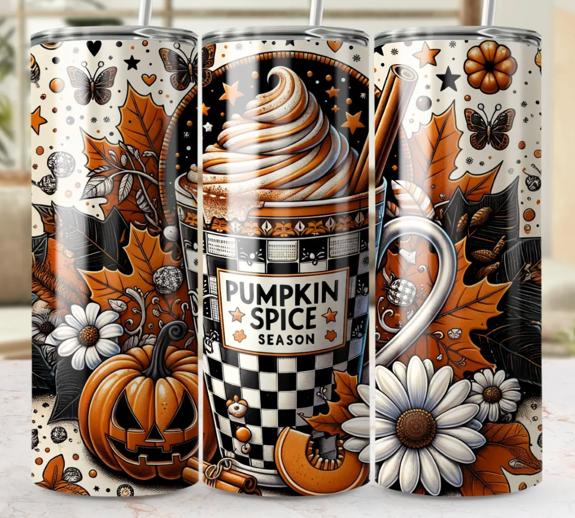 Pumpkin Spice -20oz Skinny Tumbler