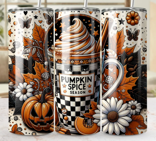 Pumpkin Spice -20oz Skinny Tumbler