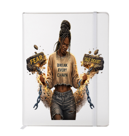 Break Every Chain (Melanin & Inspirational related) -Journal UV DTF DECAL