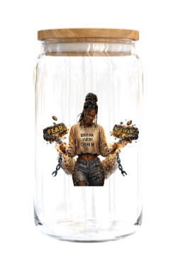 Break Every Chain (Melanin & Inspirational related) -Journal UV DTF DECAL