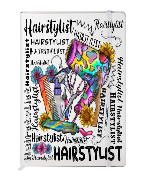 Hair Stylist colorful - Journal UV DTF DECAL