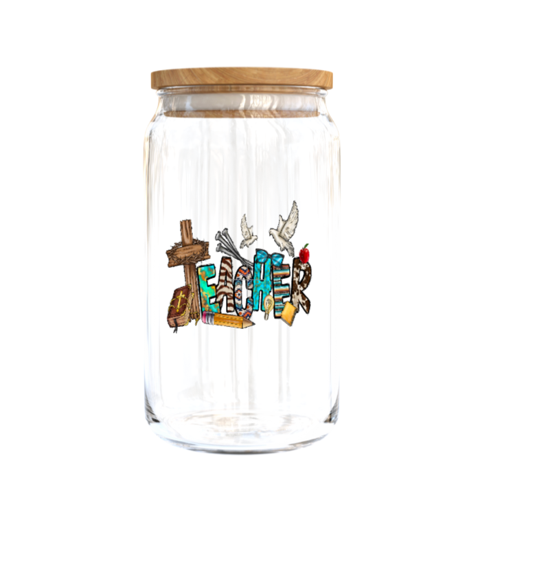 Teacher Christian related  - Journal UV DTF DECAL