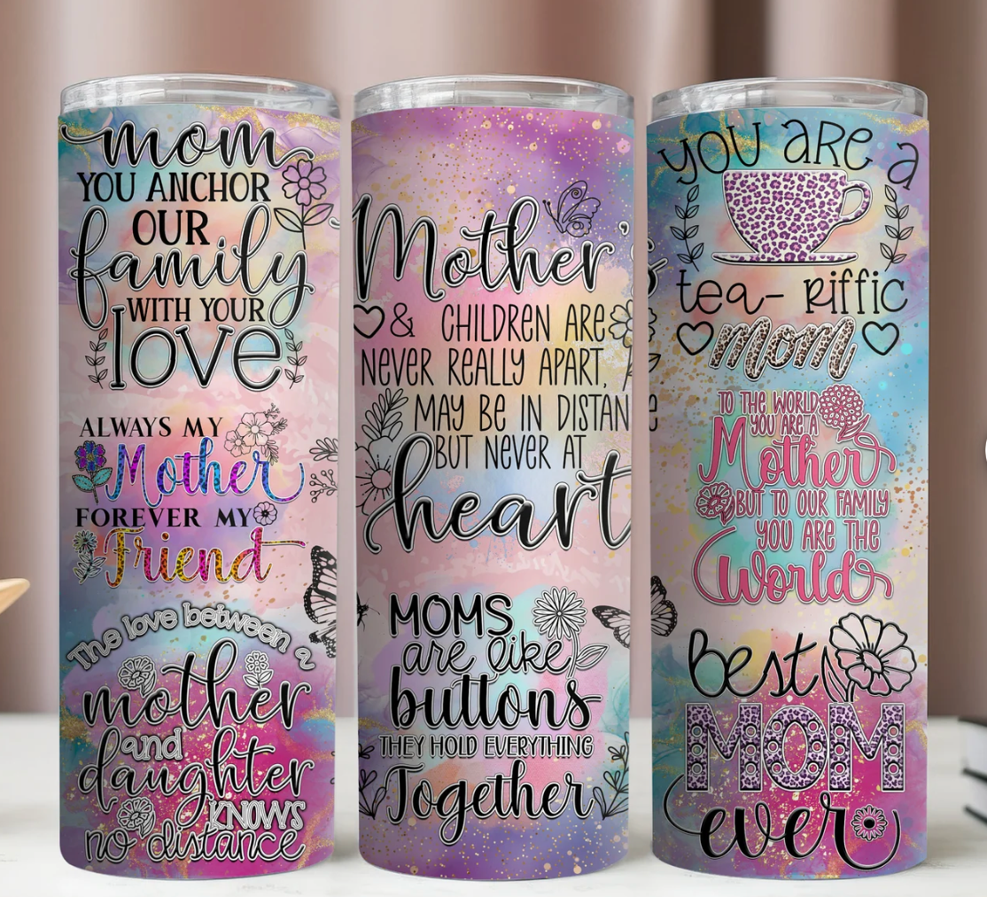 Mothers Day Quotes 20oz Skinny Tumbler