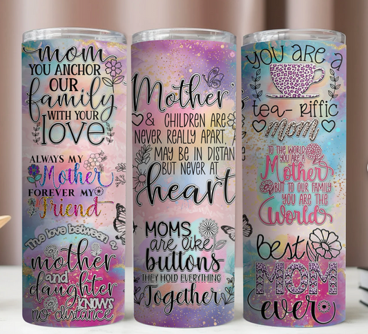 Mothers Day Quotes 20oz Skinny Tumbler