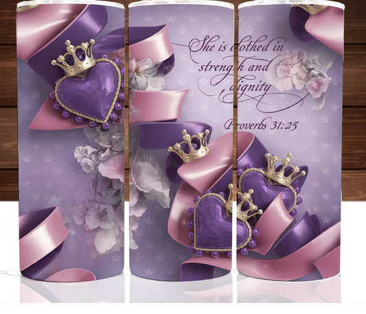 Proverbs 31 20oz Skinny Tumbler