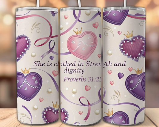 World's Greatest Mom 20oz Skinny Tumbler