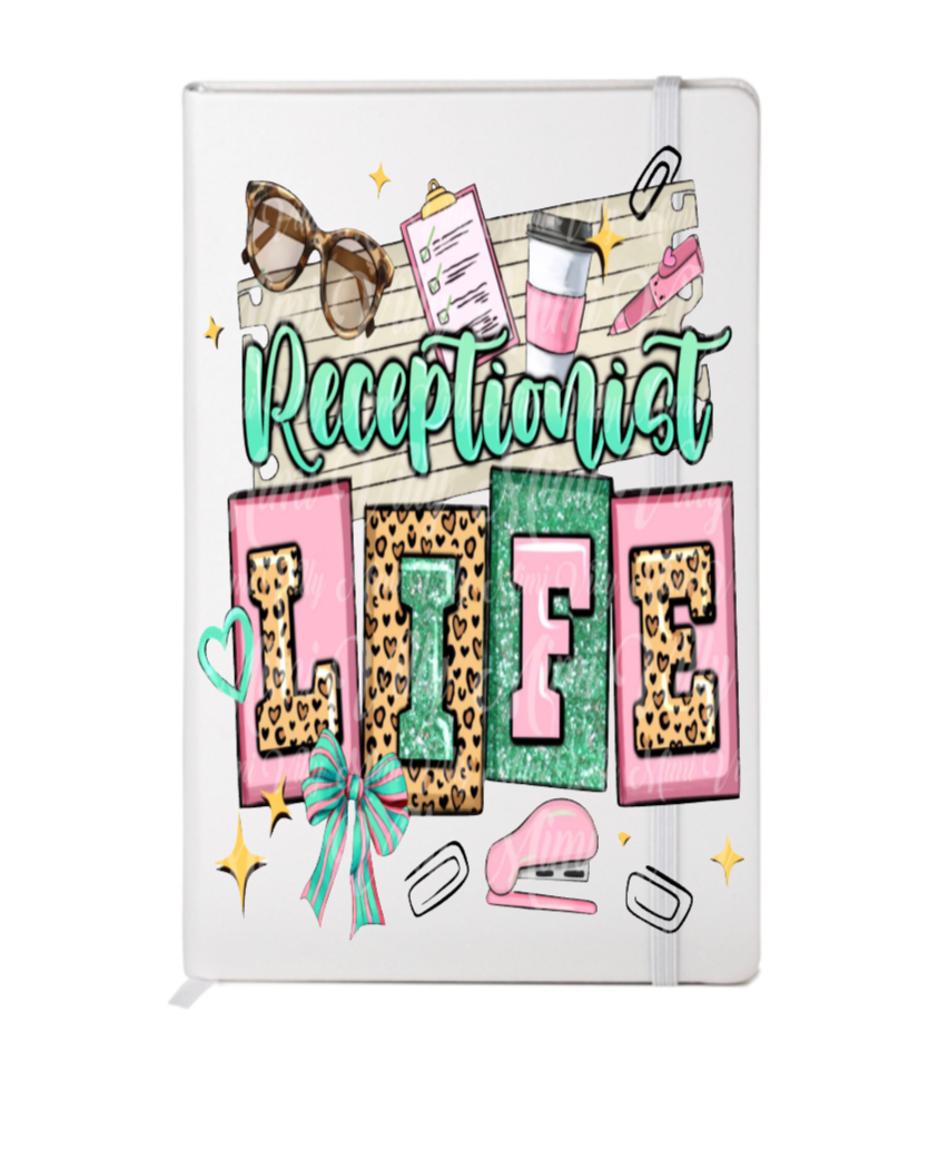 Receptionist  Life- Journal UV DTF DECAL