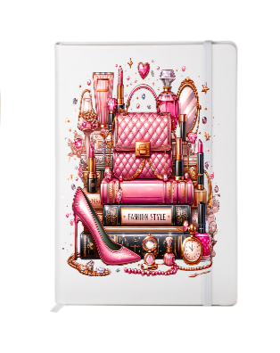 Fashion Style - pink- Journal UV DTF DECAL