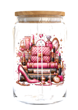 Fashion Style - pink- Journal UV DTF DECAL