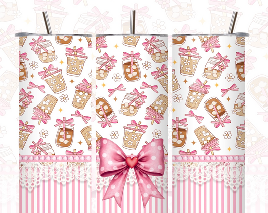 Coquette Coffee 20oz Skinny Tumbler