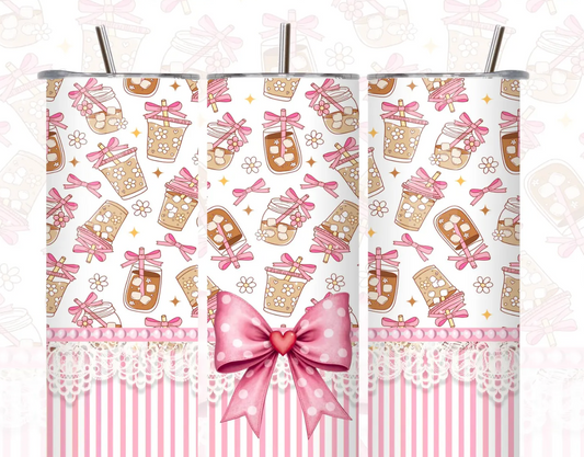 Coquette Coffee-20oz Skinny Tumbler