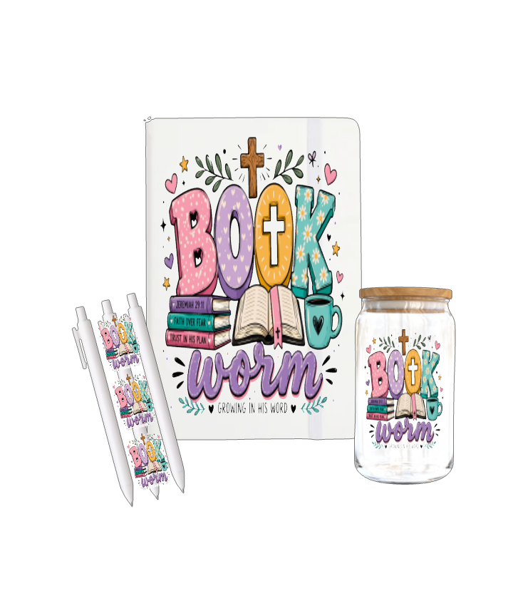 Book Worm -(Christian RELATED)-UV DTF