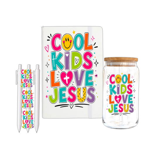 Cool Kids Love Jesus-(Christian RELATED)-UV DTF