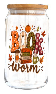 Book Worm-(Fall RELATED)-UV DTF