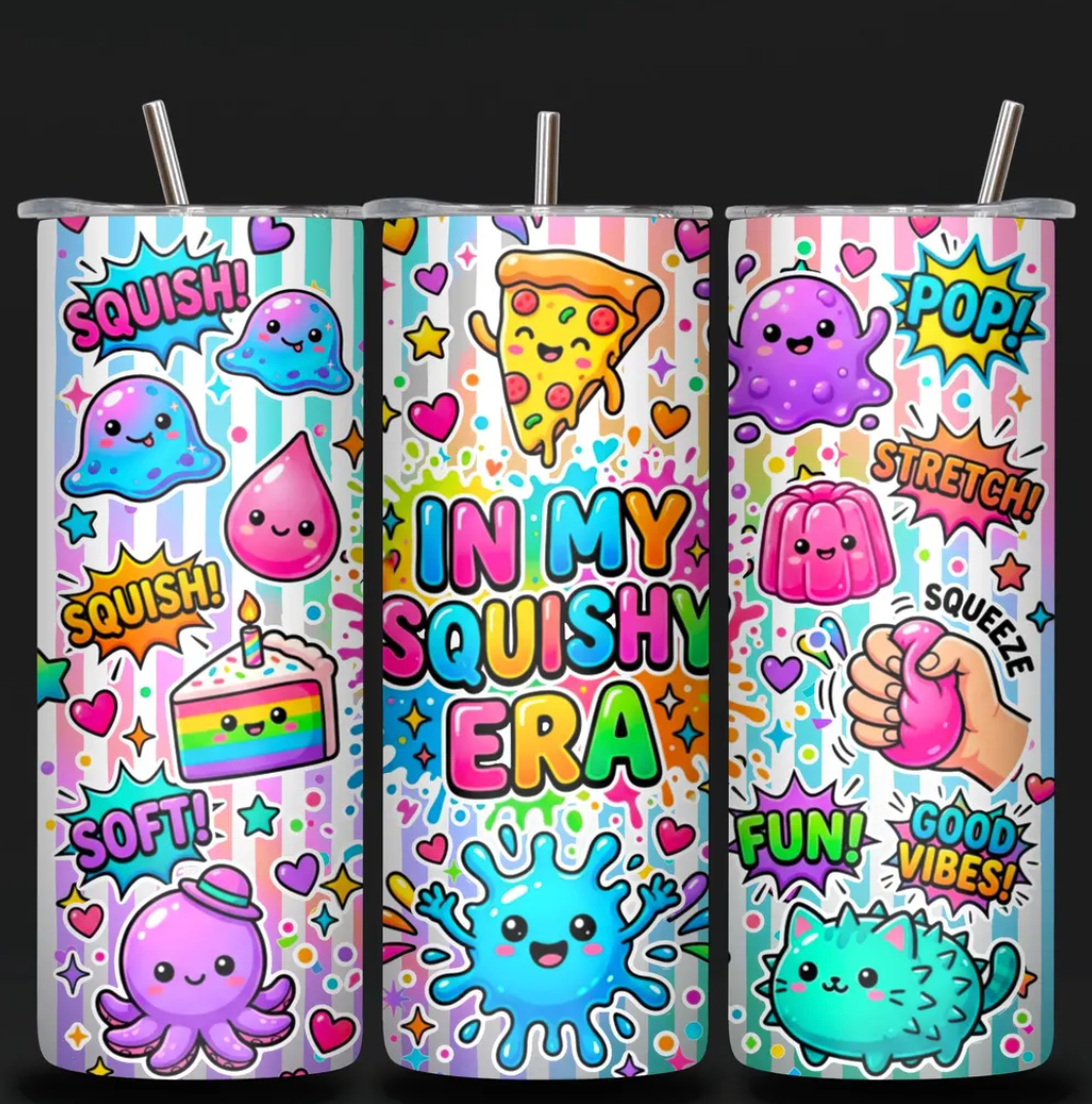 Squishy Era -20oz Skinny Tumbler