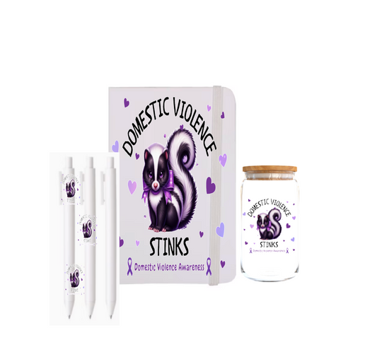 Domestic Violence Stinks -UV DTF