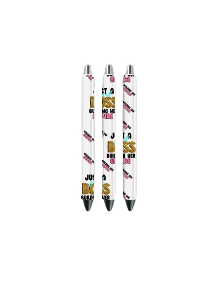Just a girl boss building my empire| Journal UV DTF DECAL