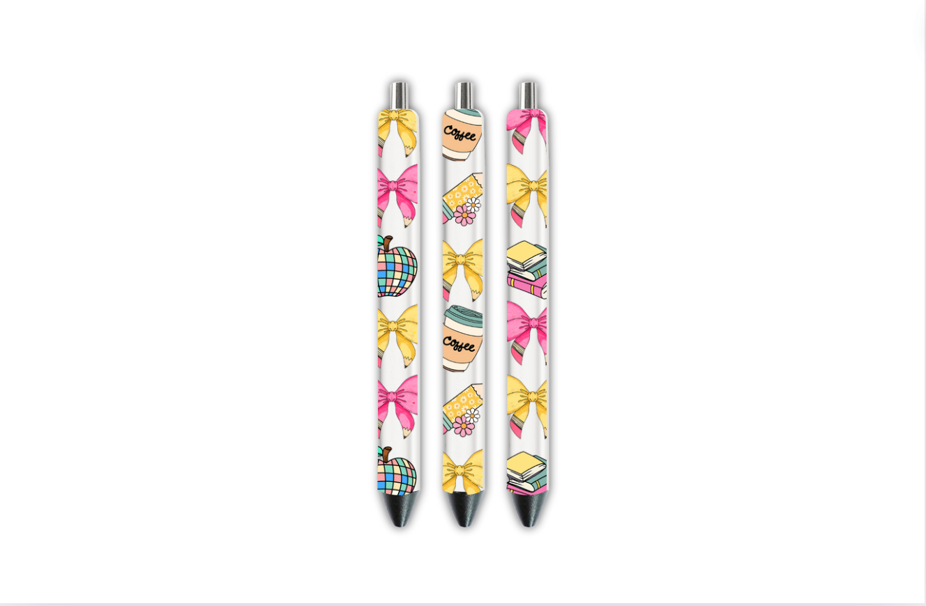 Teacher Life , Ribbon| Journal UV DTF DECAL