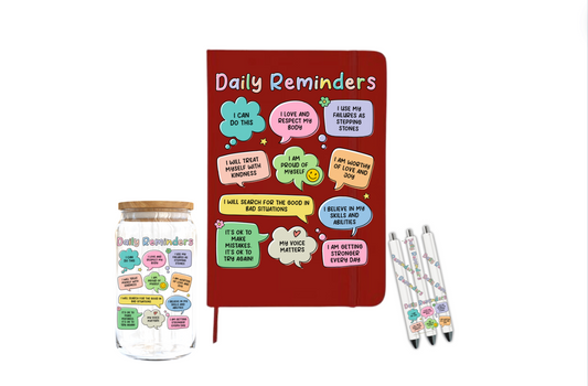 Daily Reminders| Journal UV DTF DECAL