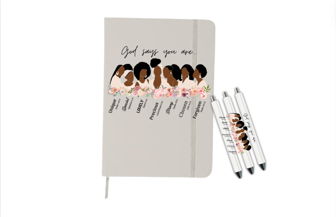 God says you are...| Journal UV DTF DECAL