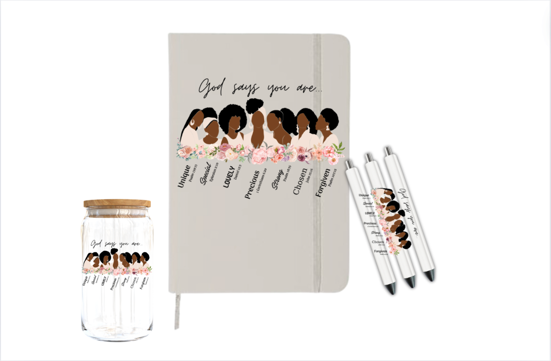 God says you are...| Journal UV DTF DECAL