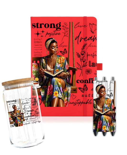 STRONG - AFFIRMATION - Journal UV DTF