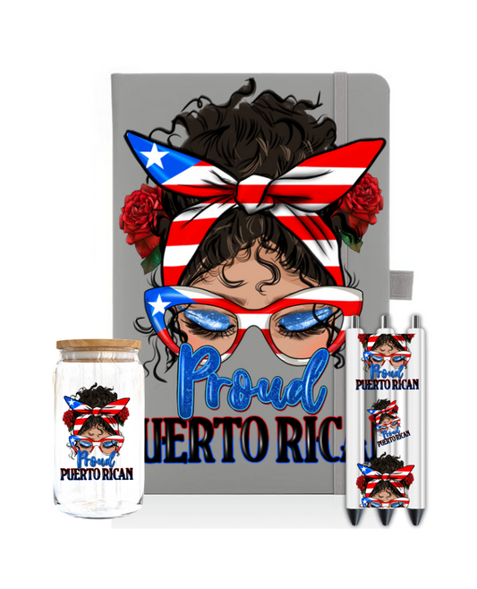 Proud Puerto Rican - Journal UV DTF