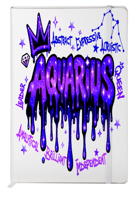 Aquarius -(Zodiac Sign) -UV DTF