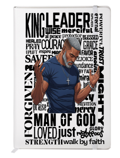 King Leader (blue male Shirt) ( Christian related) -UV DTF
