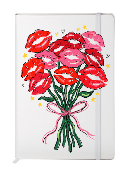 Lips Flowers Bouquet  -UV DTF