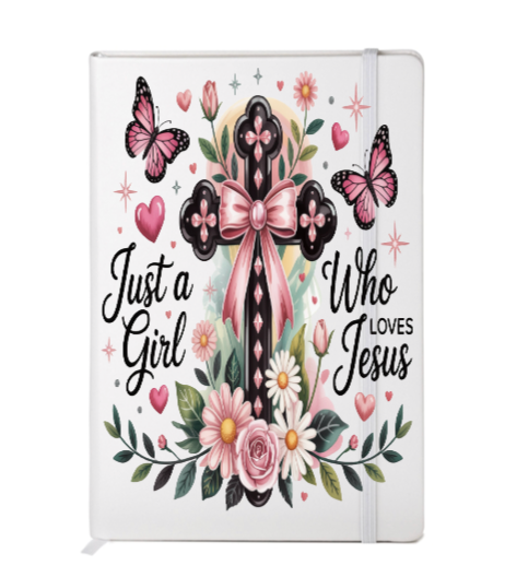 Just a girl Who loves jesus-UV DTF