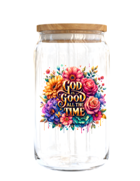 God is good all time (Christian related) -Journal UV DTF DECAL